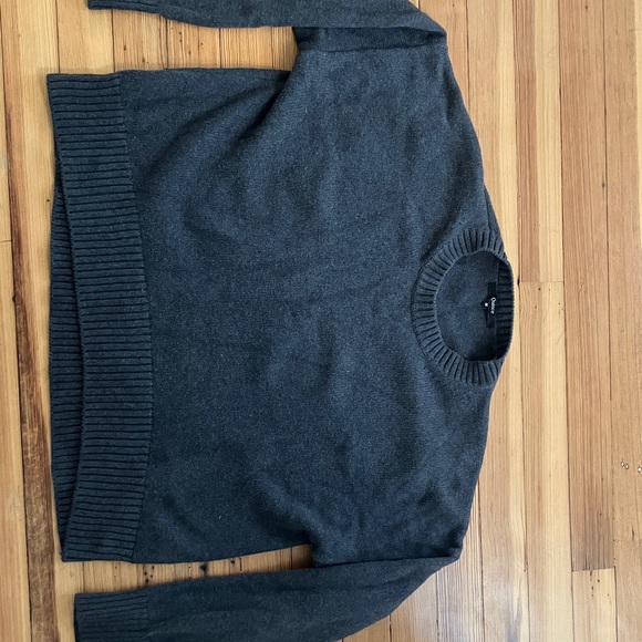 Quince oversized cotton boyfriend sweater - Picture 2 of 7